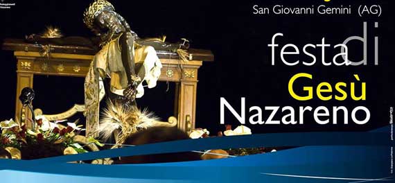 Festa di Gesu' Nazareno a San Giovanni Gemini a San Giovanni Gemini