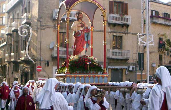 Festa del Sacro Cuore di Gesu' ad Enna a Enna