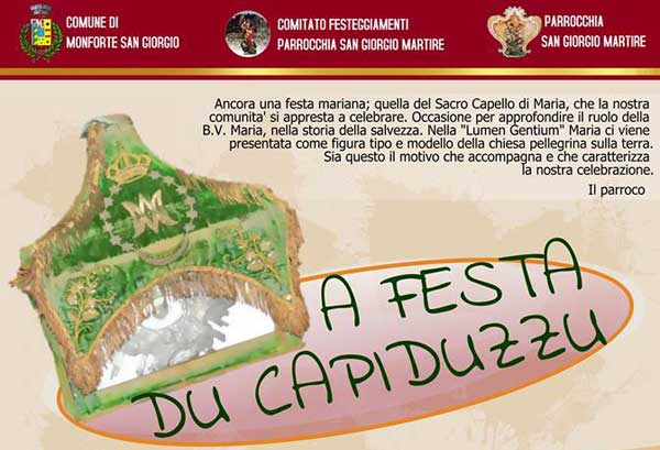 A Festa du Capidduzzu a Monforte San Giorgio a Monforte San Giorgio