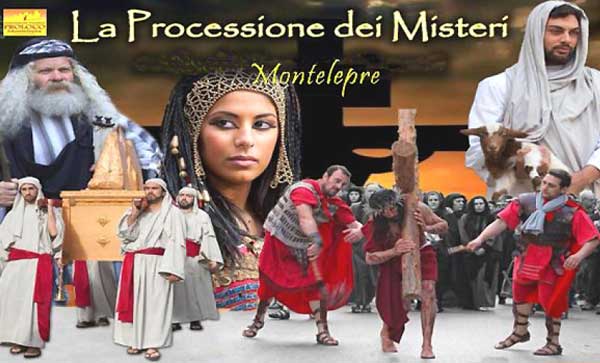 Pasqua a Montelepre Processione dei Misteri  a Montelepre