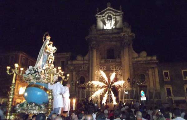 Festa della Madonna del Carmelo a Catania a Catania