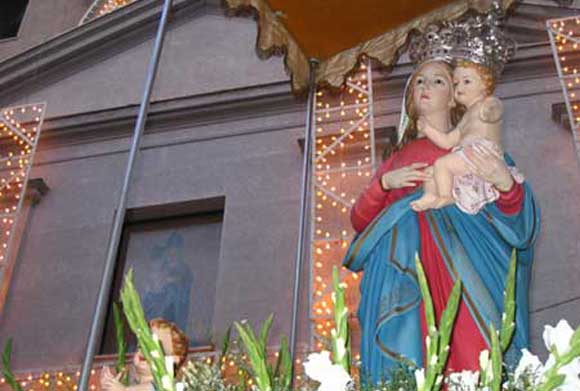 Festa della Madonna di Costantinopoli a Lercara Friddi a Lercara Friddi