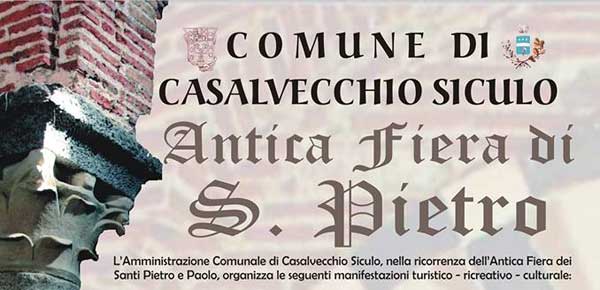 Antica Fiera di S.Pietro e Paolo d'Agrò a Casalvecchio Siculo a Casalvecchio Siculo