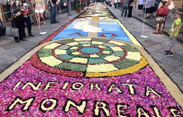 Infiorata di Monreale  a Monreale