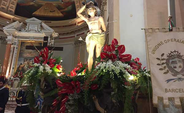 Festa di San Sebastiano a Barcellona Pozzo di Gotto a Barcellona Pozzo di Gotto